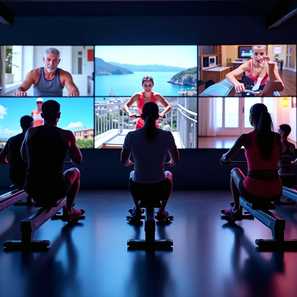 Técnica de remo enfocada en el fortalecimiento del core y la circulación